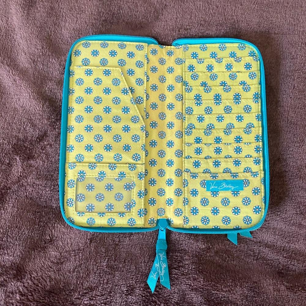 Teal Vera Bradley wallet